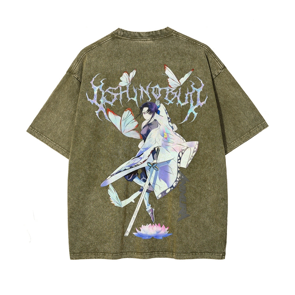 Vintage Oversized T-Shirt Demon Slayer