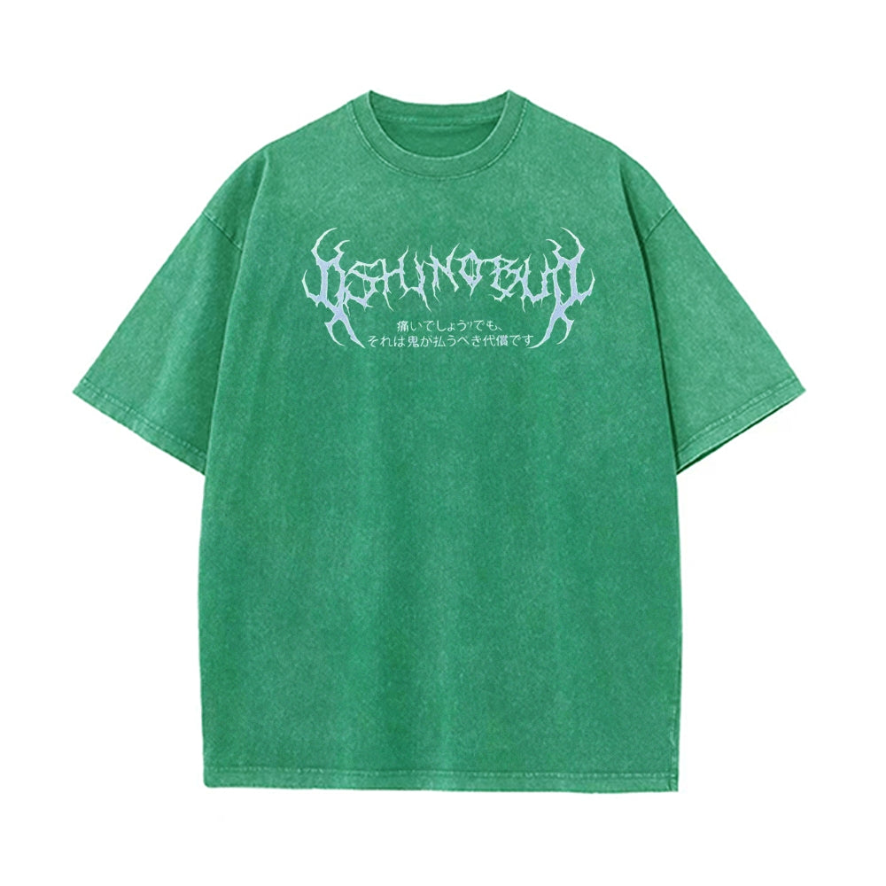 Vintage Oversized T-Shirt Demon Slayer