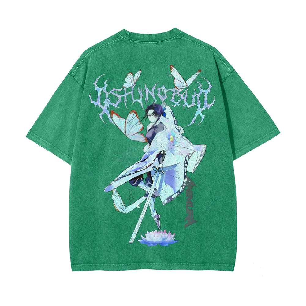 Vintage Oversized T-Shirt Demon Slayer