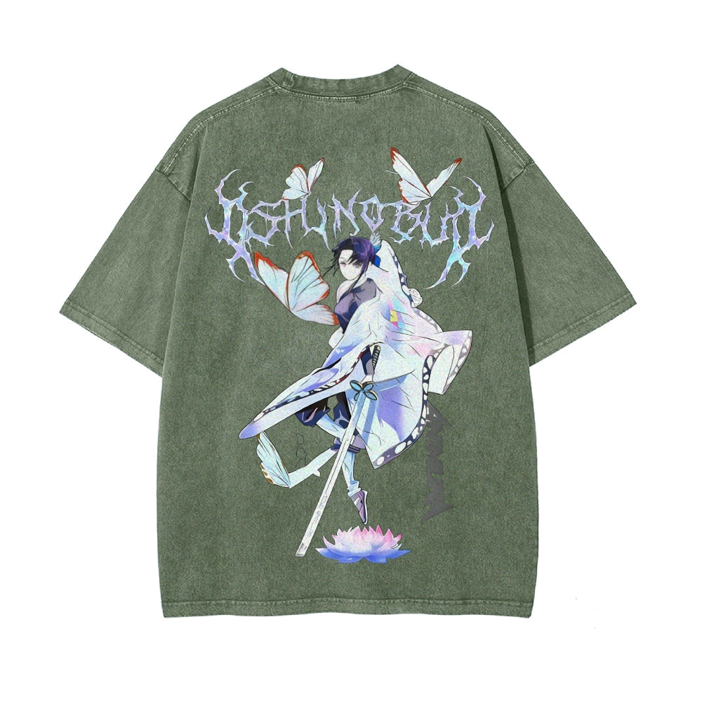 Vintage Oversized T-Shirt Demon Slayer