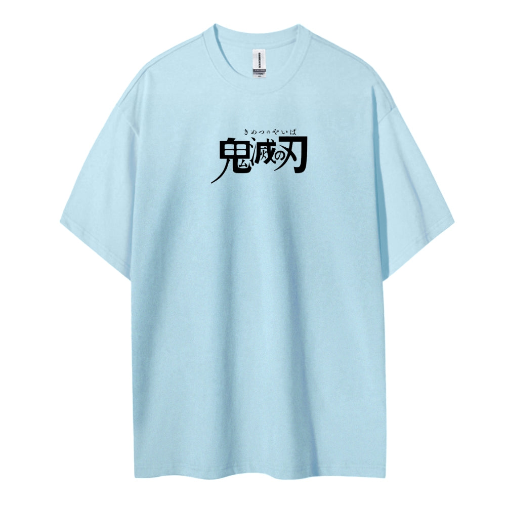 Demon Slayer Cotton Unisex Crew Neck Anime T-Shirt
