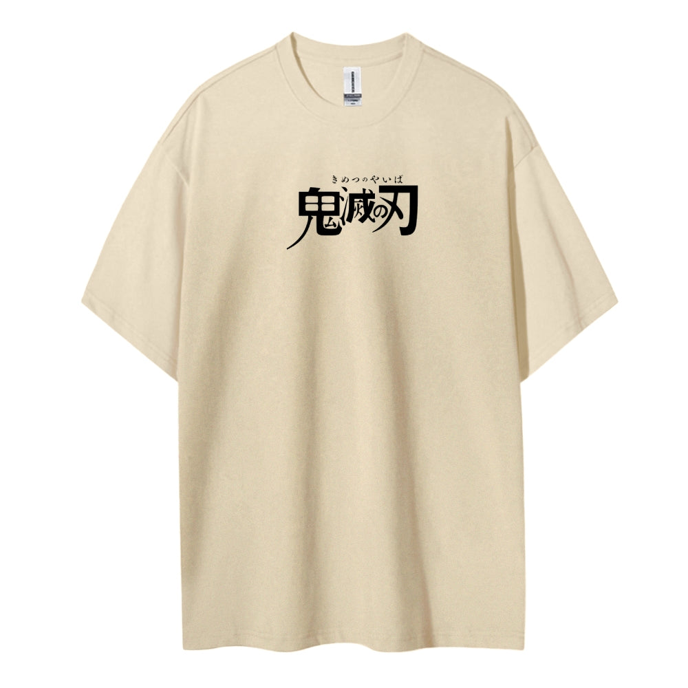 Demon Slayer Cotton Unisex Crew Neck Anime T-Shirt