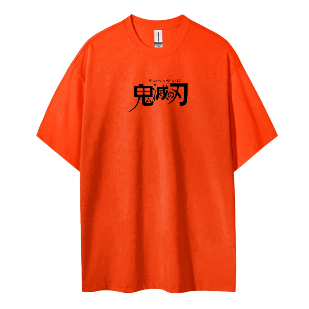 Demon Slayer Cotton Unisex Crew Neck Anime T-Shirt