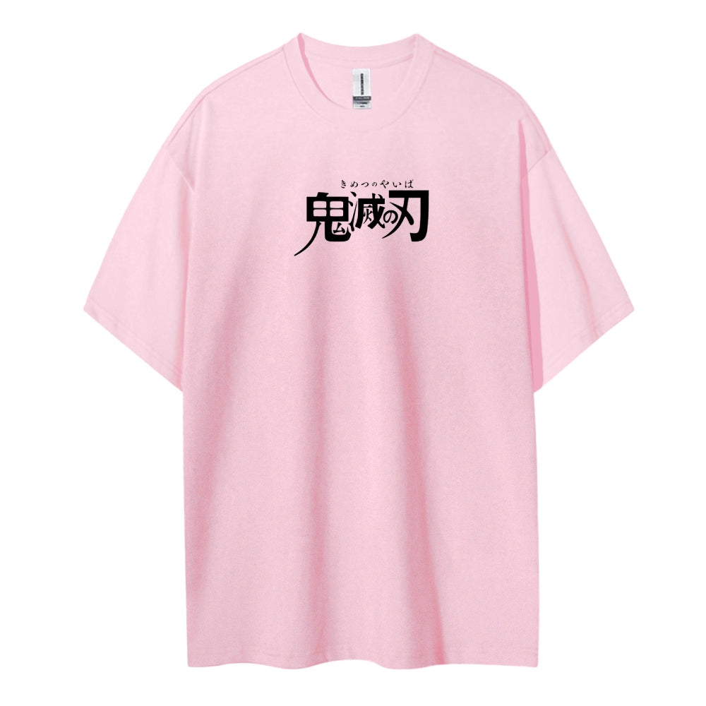 Demon Slayer Cotton Unisex Crew Neck Anime T-Shirt
