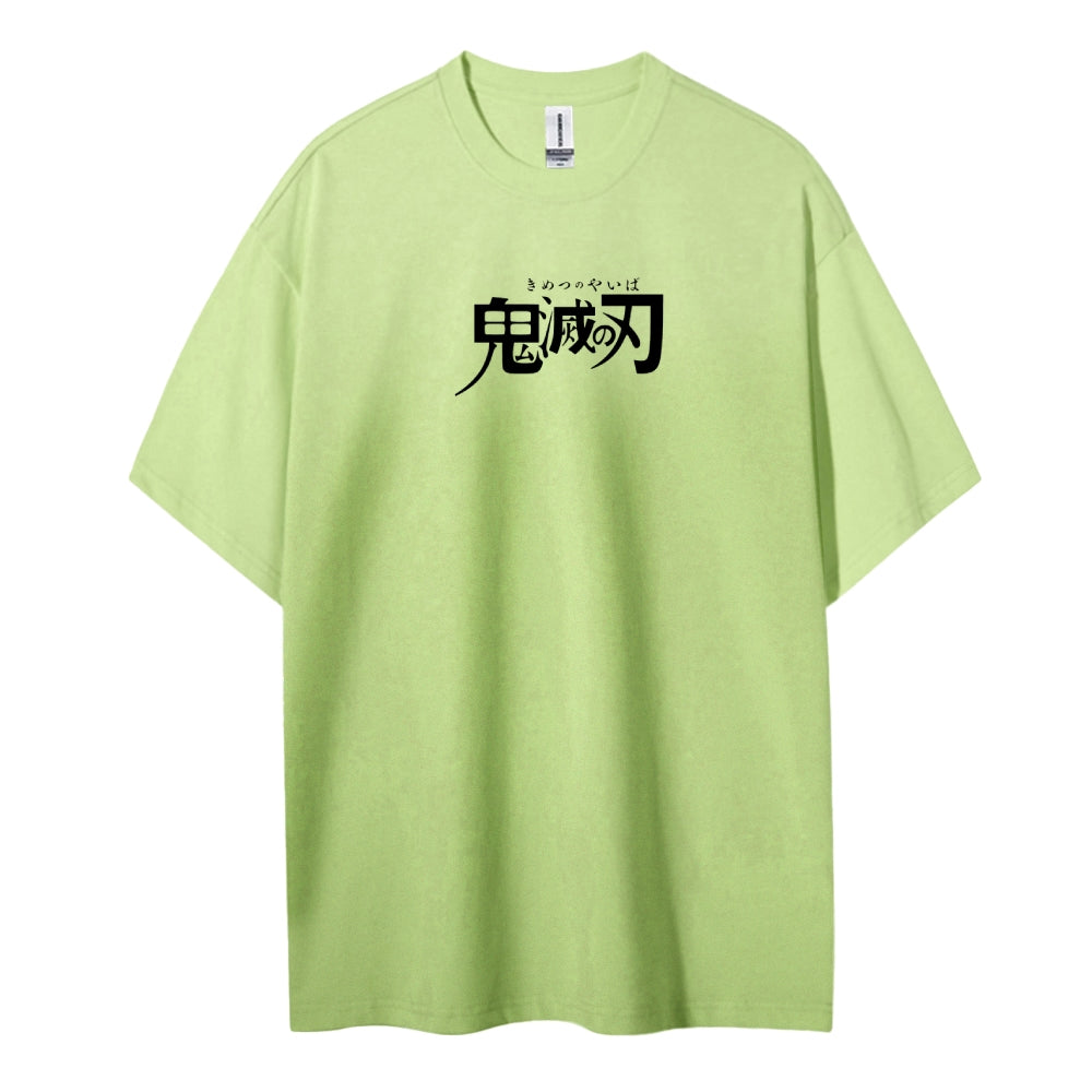Demon Slayer Cotton Unisex Crew Neck Anime T-Shirt