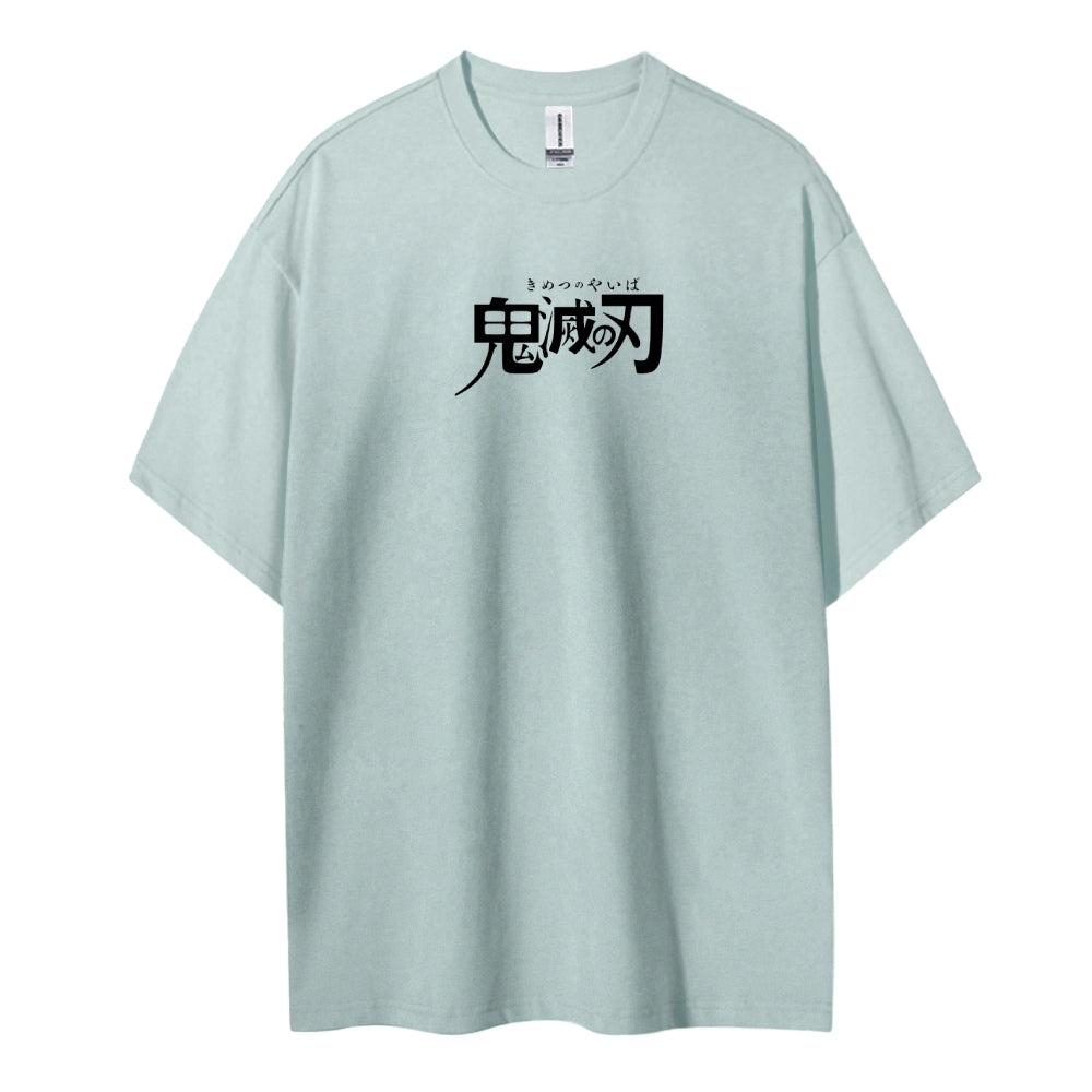 Demon Slayer Cotton Unisex Crew Neck Anime T-Shirt