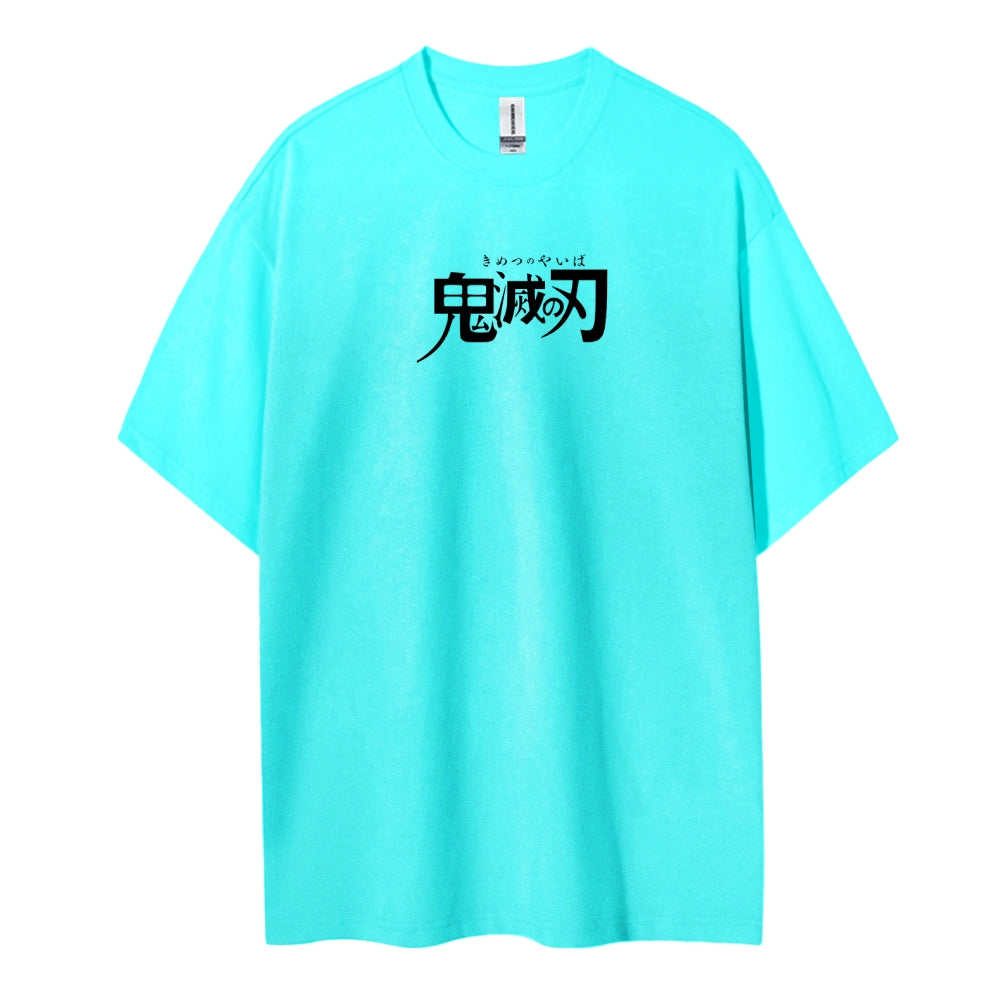 Demon Slayer Cotton Unisex Crew Neck Anime T-Shirt