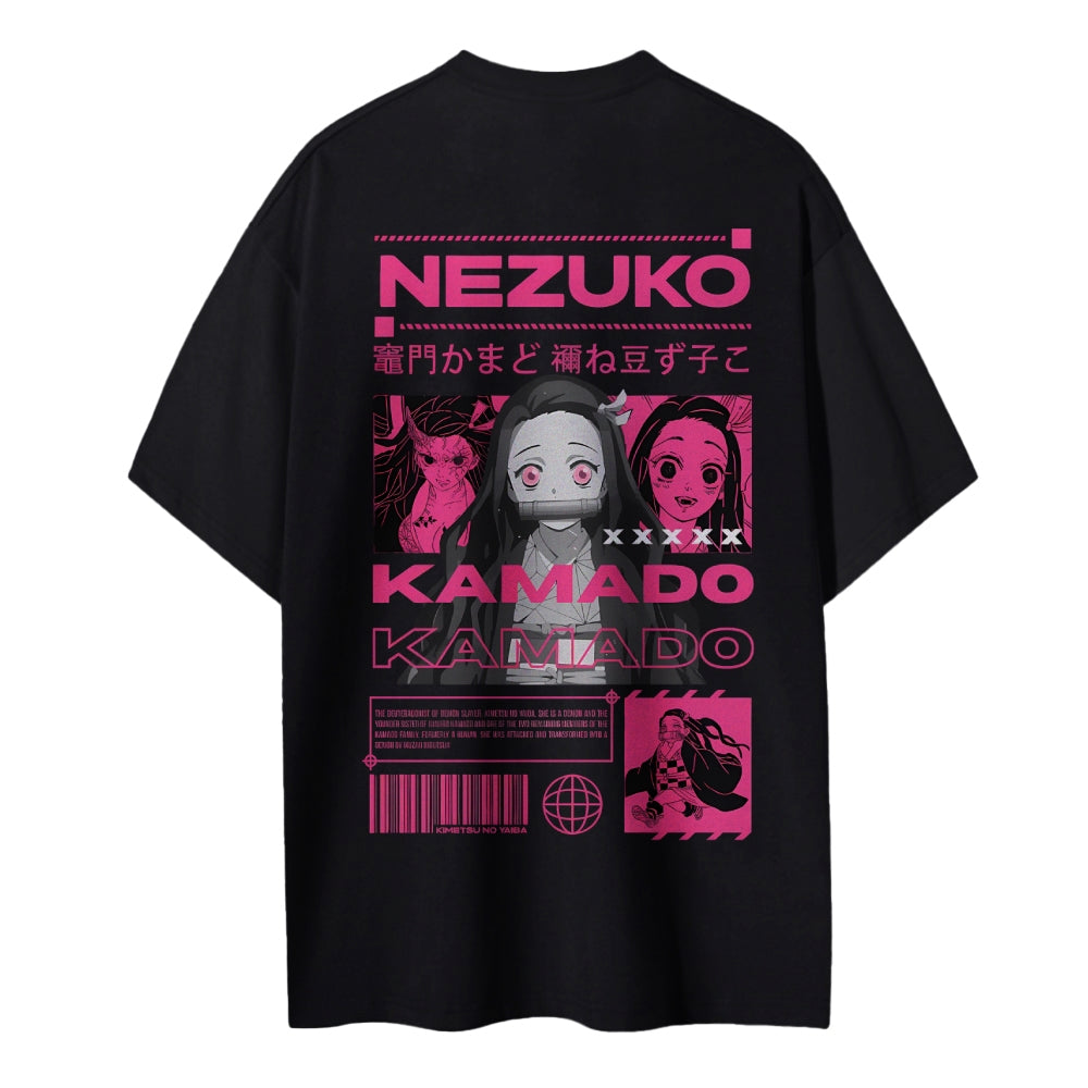 Demon Slayer Cotton Unisex Crew Neck Anime T-Shirt