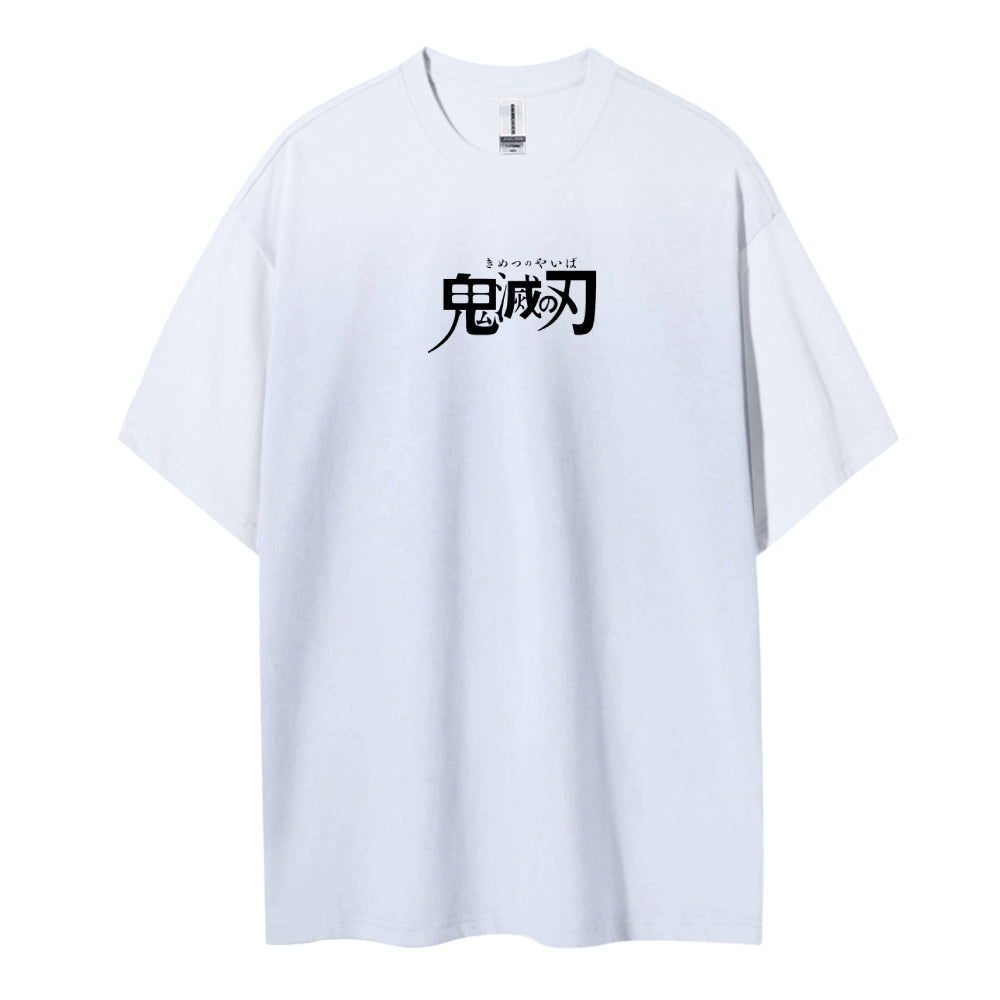 Demon Slayer Cotton Unisex Crew Neck Anime T-Shirt