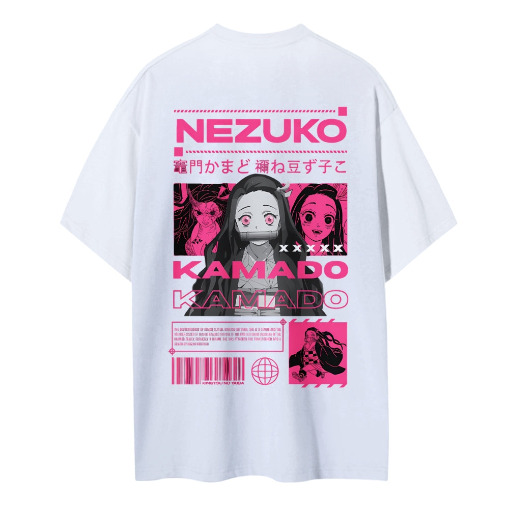 Demon Slayer Cotton Unisex Crew Neck Anime T-Shirt