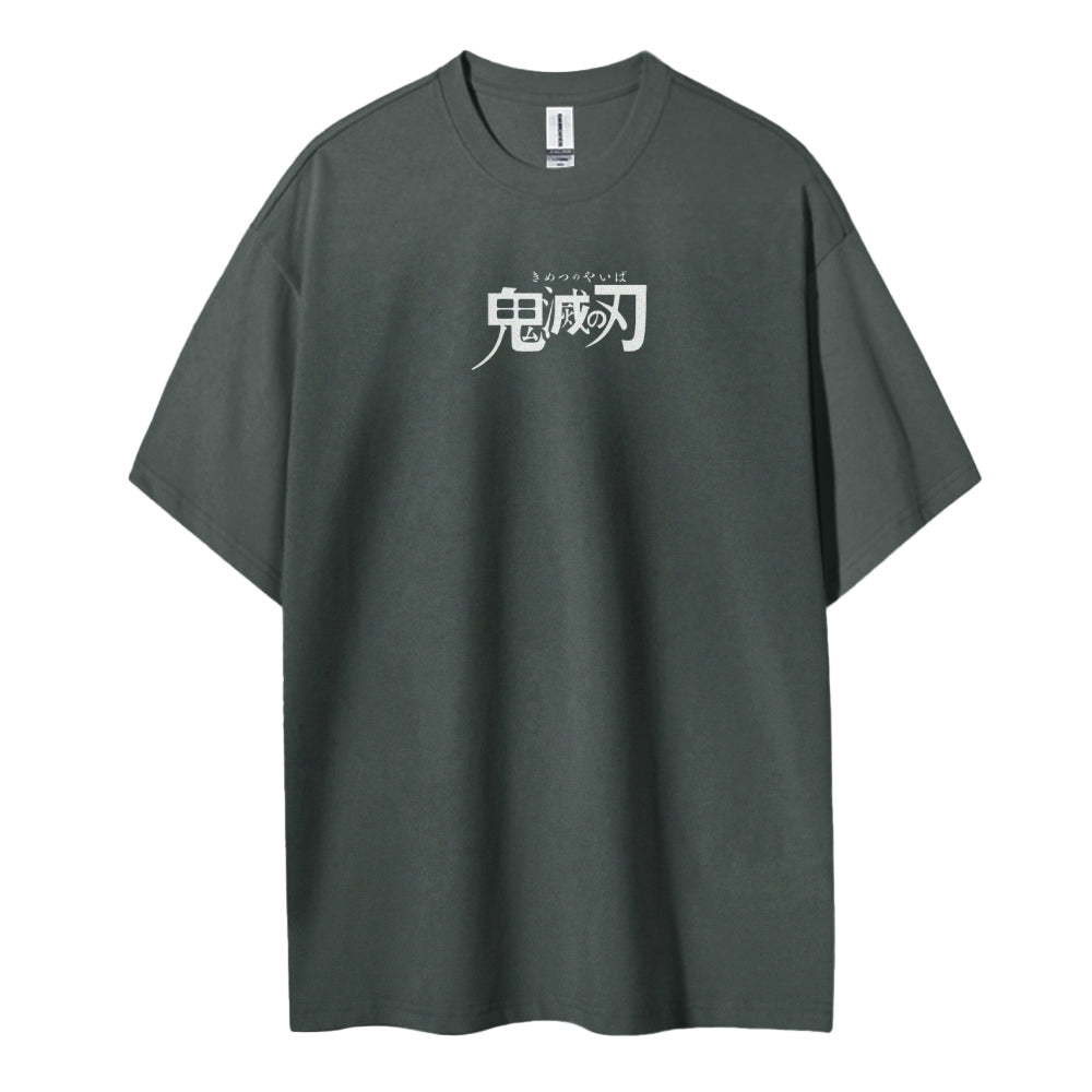 Demon Slayer Cotton Unisex Crew Neck Anime T-Shirt