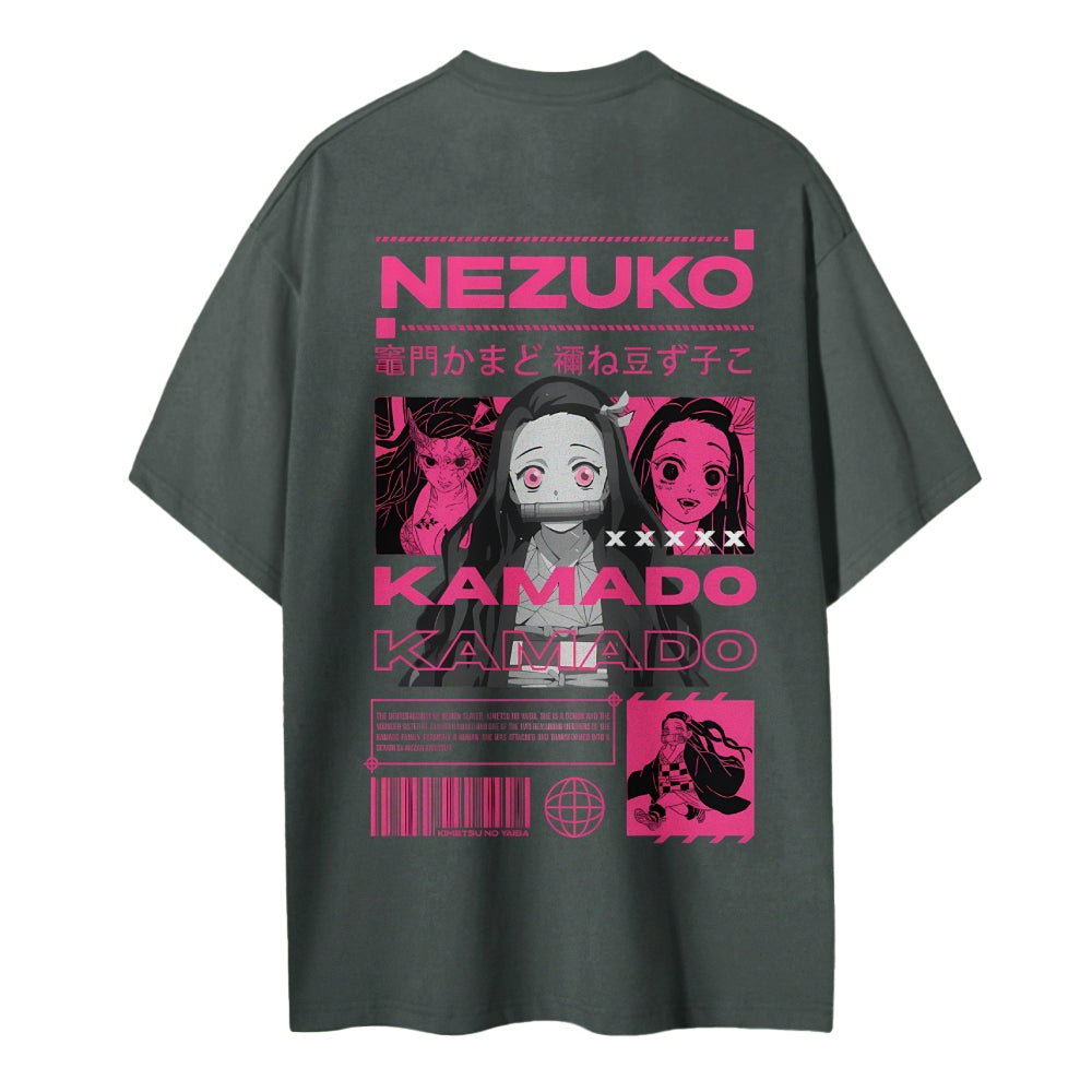 Demon Slayer Cotton Unisex Crew Neck Anime T-Shirt