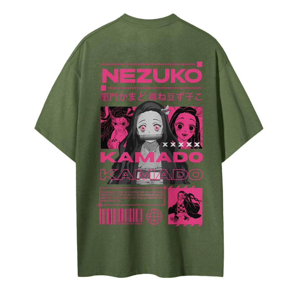 Demon Slayer Cotton Unisex Crew Neck Anime T-Shirt