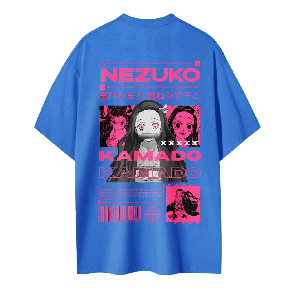 Demon Slayer Cotton Unisex Crew Neck Anime T-Shirt
