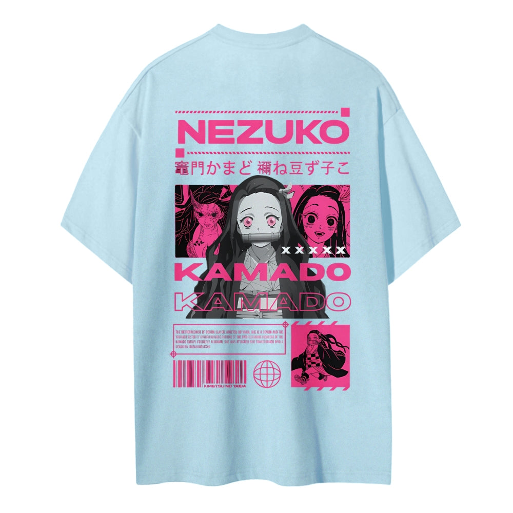 Demon Slayer Cotton Unisex Crew Neck Anime T-Shirt