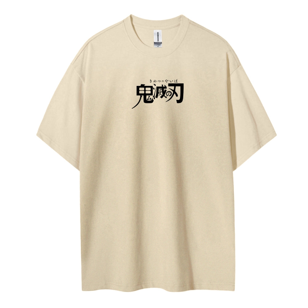 Demon Slayer Cotton Unisex Crew Neck Anime T-Shirt