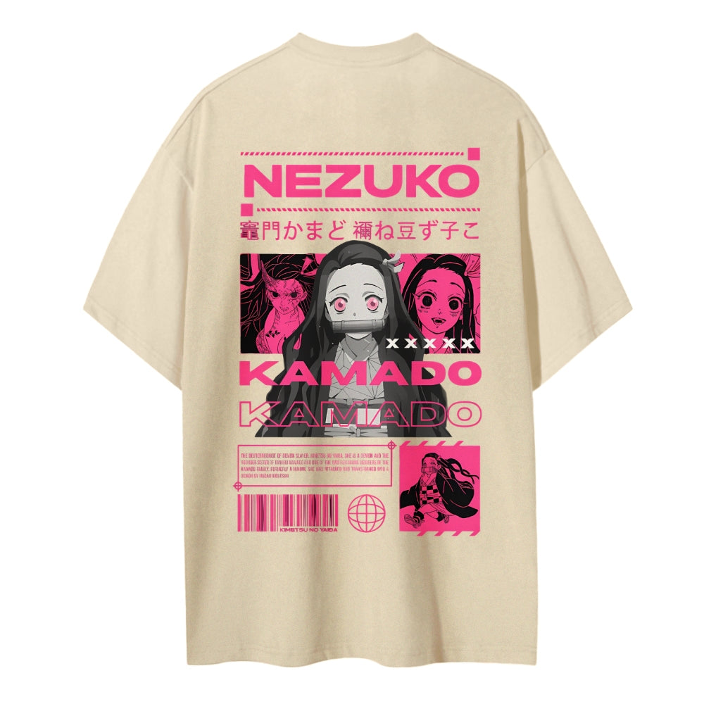 Demon Slayer Cotton Unisex Crew Neck Anime T-Shirt