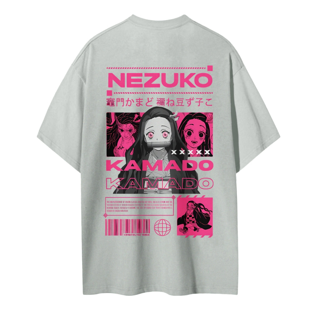 Demon Slayer Cotton Unisex Crew Neck Anime T-Shirt