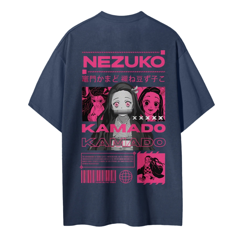 Demon Slayer Cotton Unisex Crew Neck Anime T-Shirt