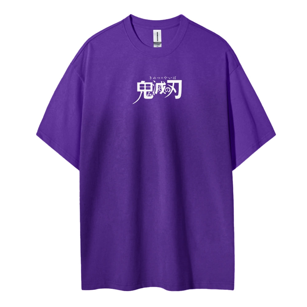 Demon Slayer Cotton Unisex Crew Neck Anime T-Shirt