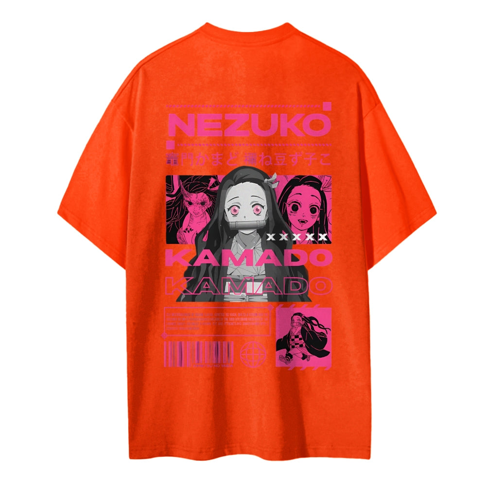 Demon Slayer Cotton Unisex Crew Neck Anime T-Shirt