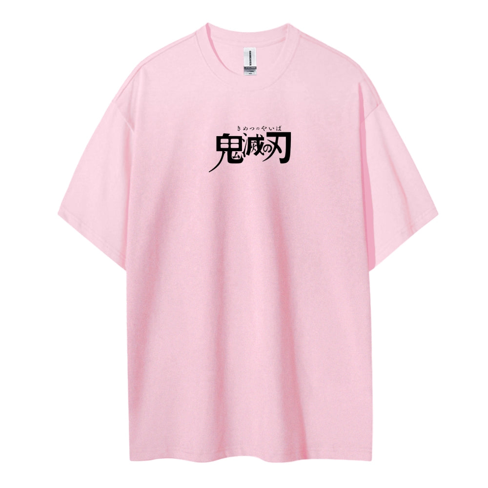 Demon Slayer Cotton Unisex Crew Neck Anime T-Shirt