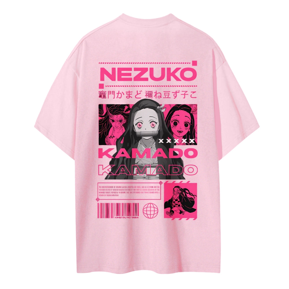 Demon Slayer Cotton Unisex Crew Neck Anime T-Shirt