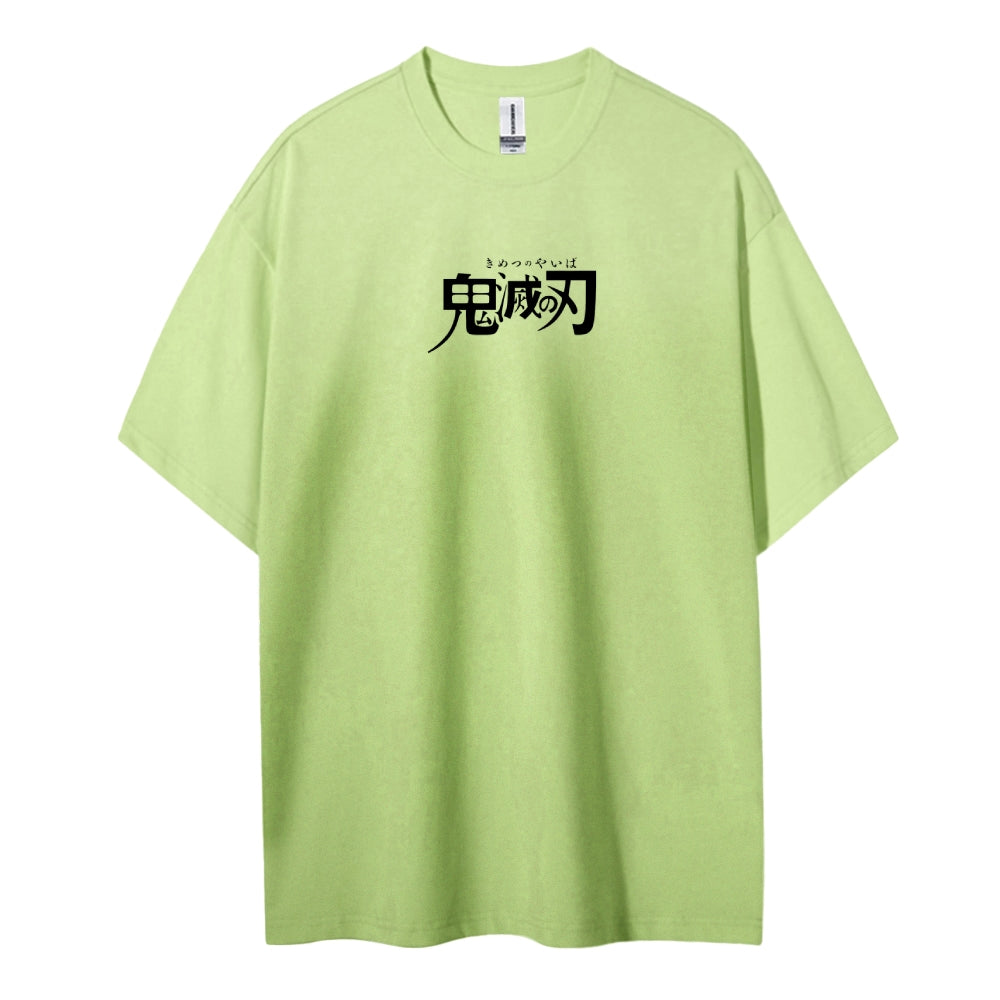 Demon Slayer Cotton Unisex Crew Neck Anime T-Shirt