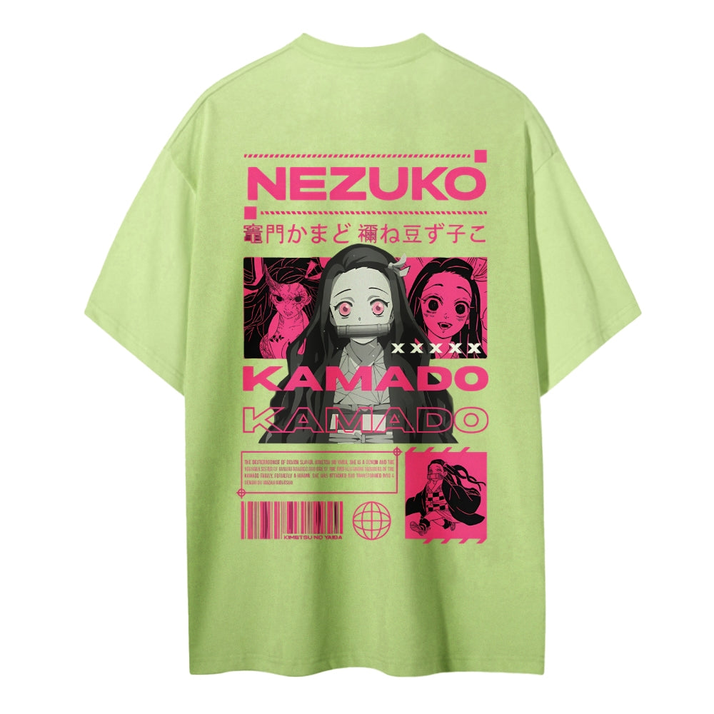 Demon Slayer Cotton Unisex Crew Neck Anime T-Shirt