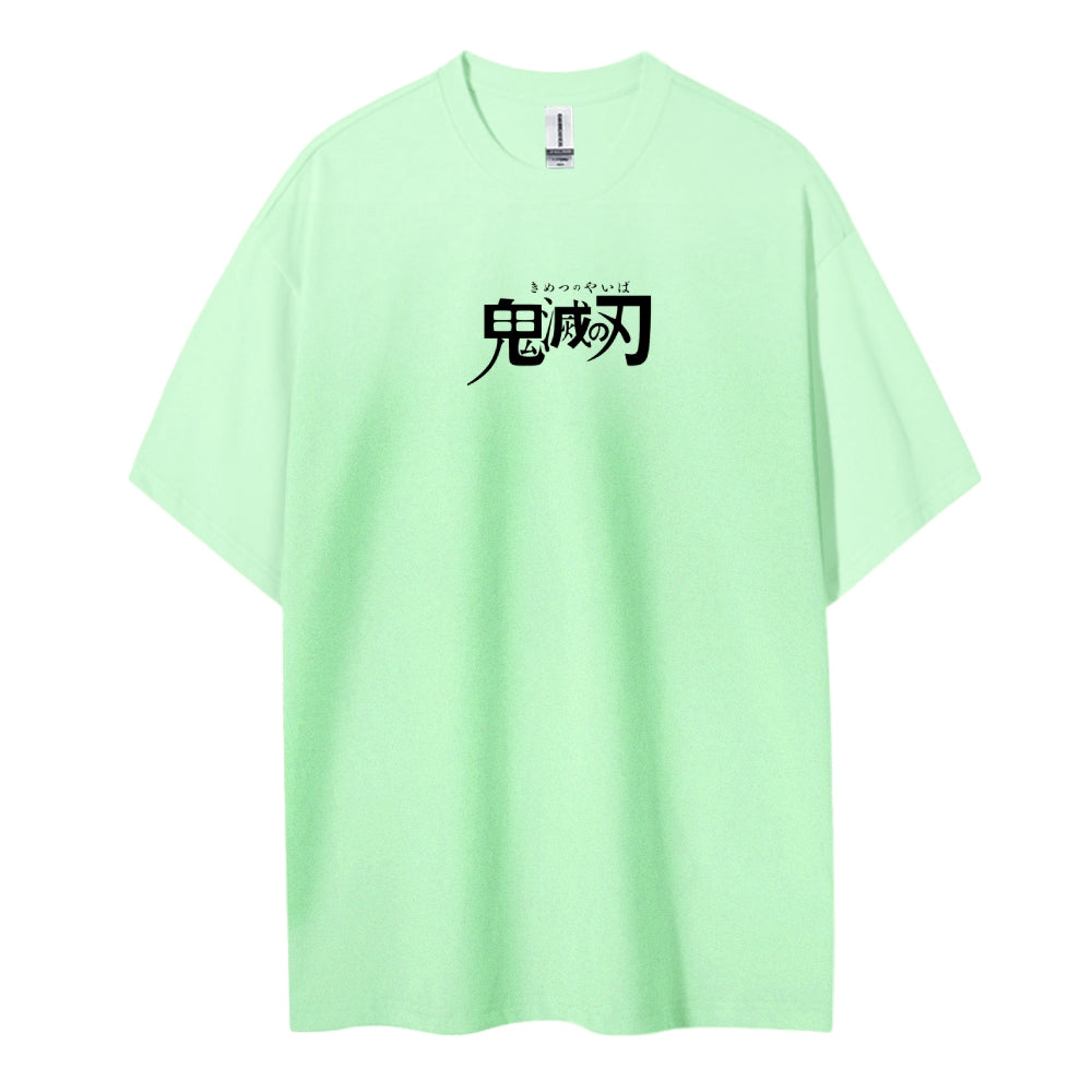 Demon Slayer Cotton Unisex Crew Neck Anime T-Shirt