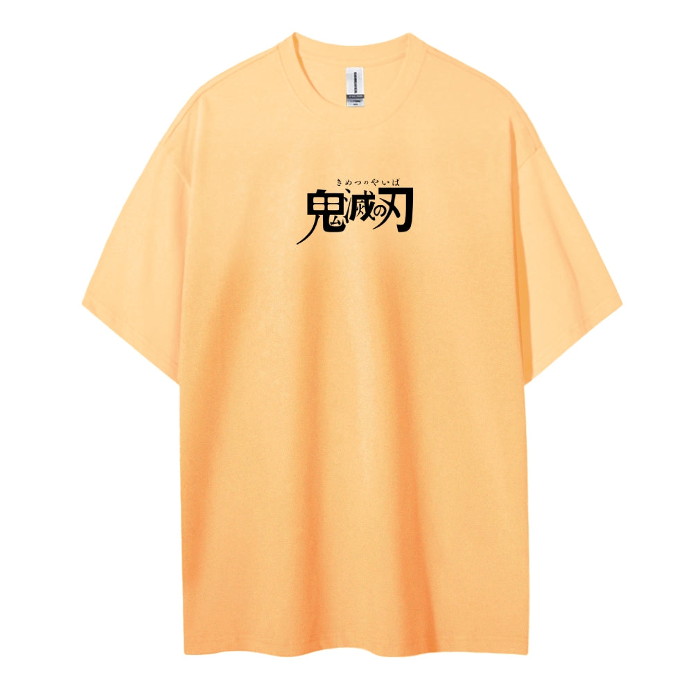 Demon Slayer Cotton Unisex Crew Neck Anime T-Shirt