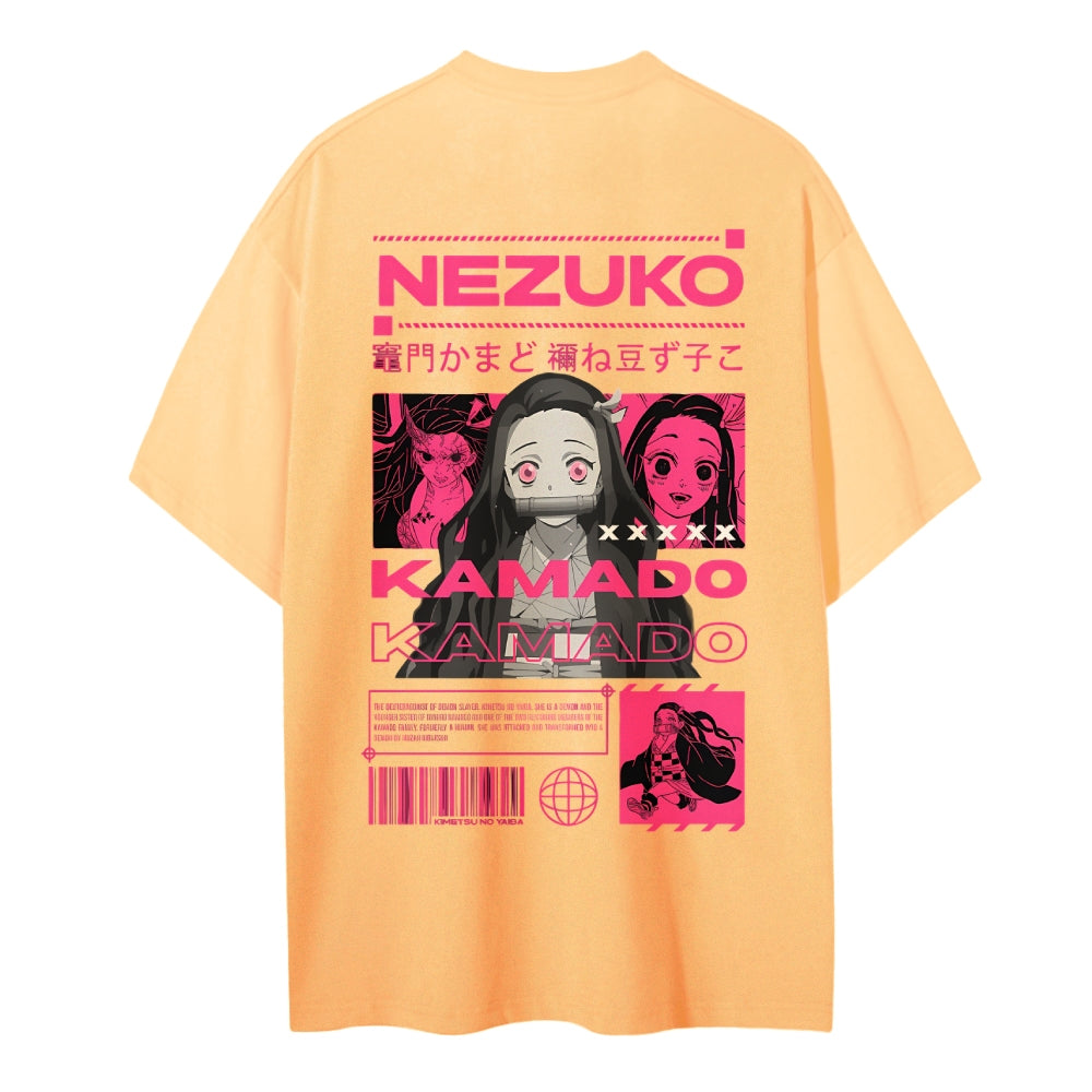 Demon Slayer Cotton Unisex Crew Neck Anime T-Shirt