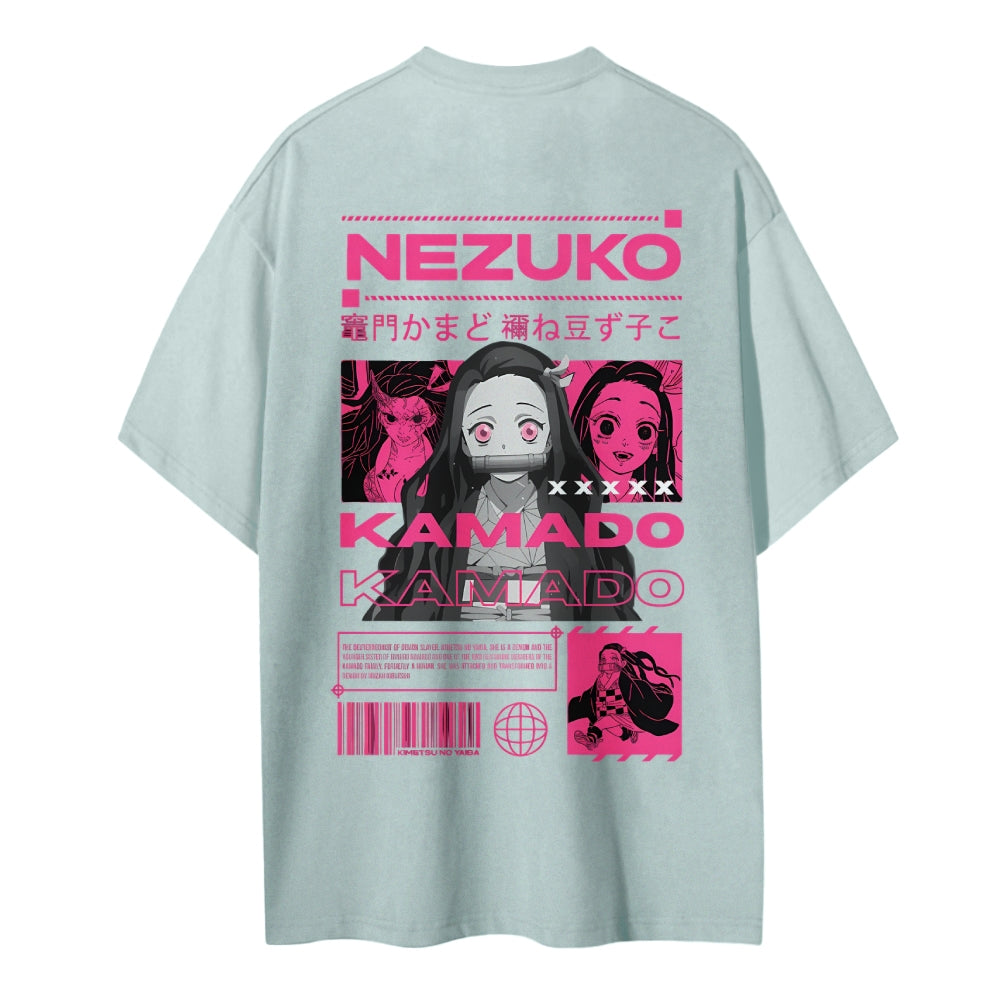 Demon Slayer Cotton Unisex Crew Neck Anime T-Shirt