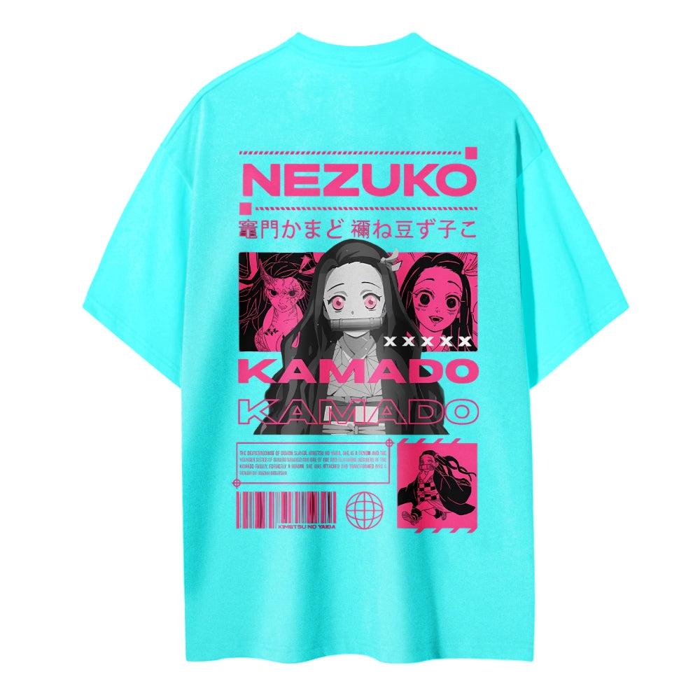 Demon Slayer Cotton Unisex Crew Neck Anime T-Shirt