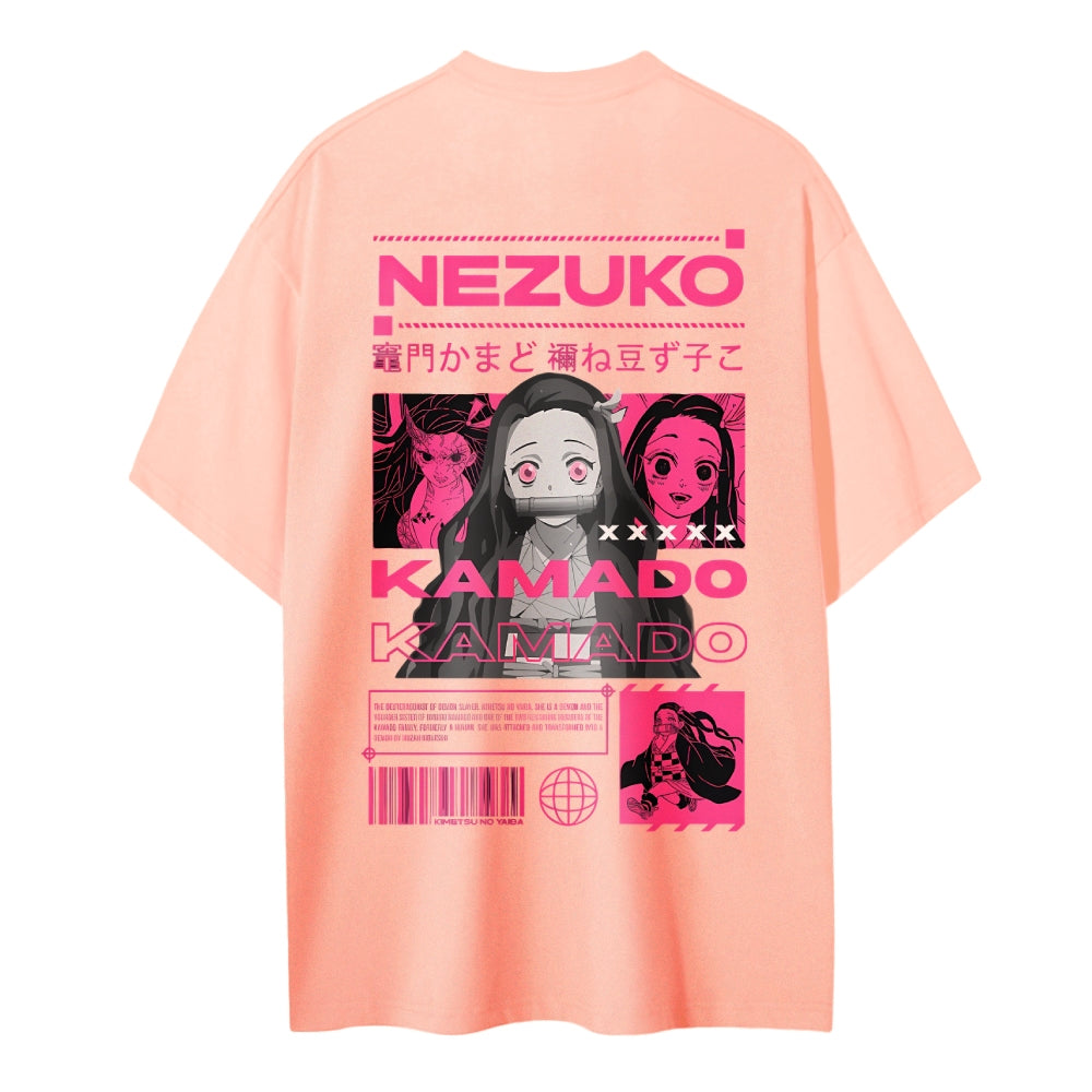 Demon Slayer Cotton Unisex Crew Neck Anime T-Shirt
