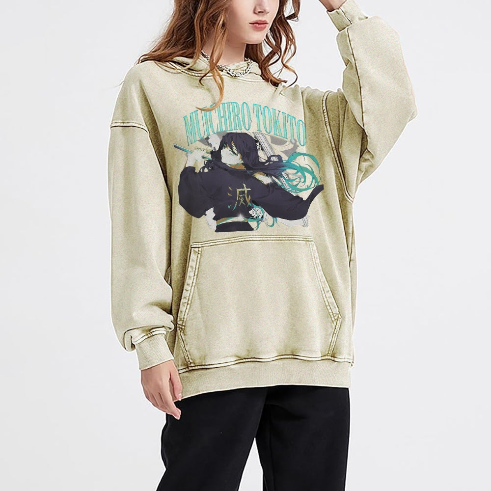 Vintage Hoodie | Demon Slayer