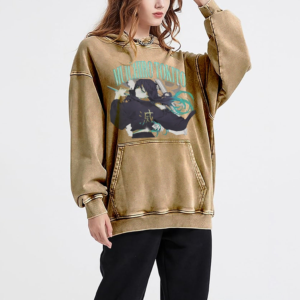 Vintage Hoodie | Demon Slayer