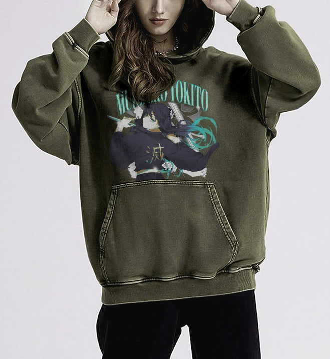 Vintage Hoodie | Demon Slayer