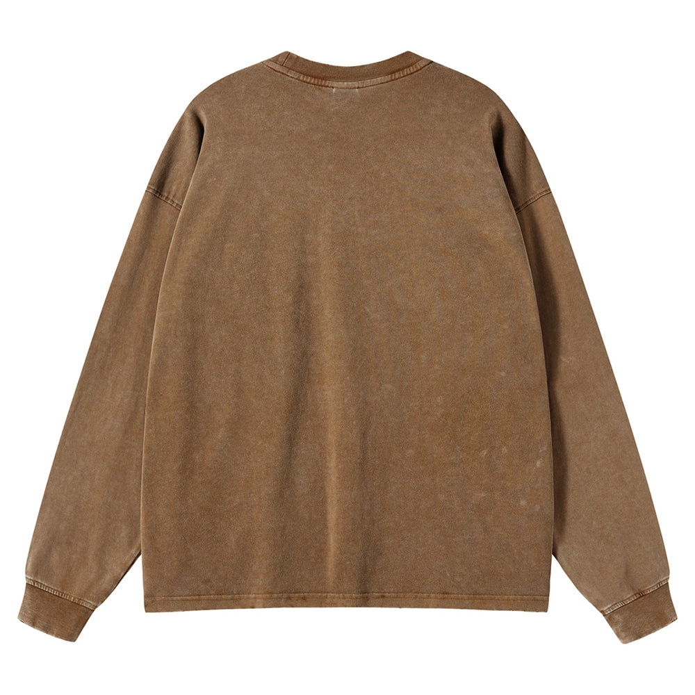 Unisex Crewneck Washed Sweatshirt Demon Slayer