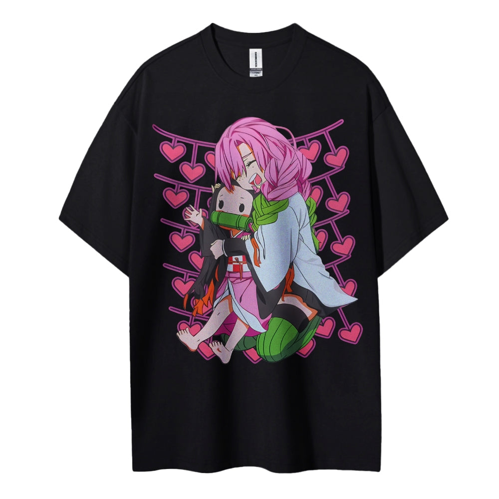 Demon Slayer Cotton Unisex Crew Neck Anime T-Shirt
