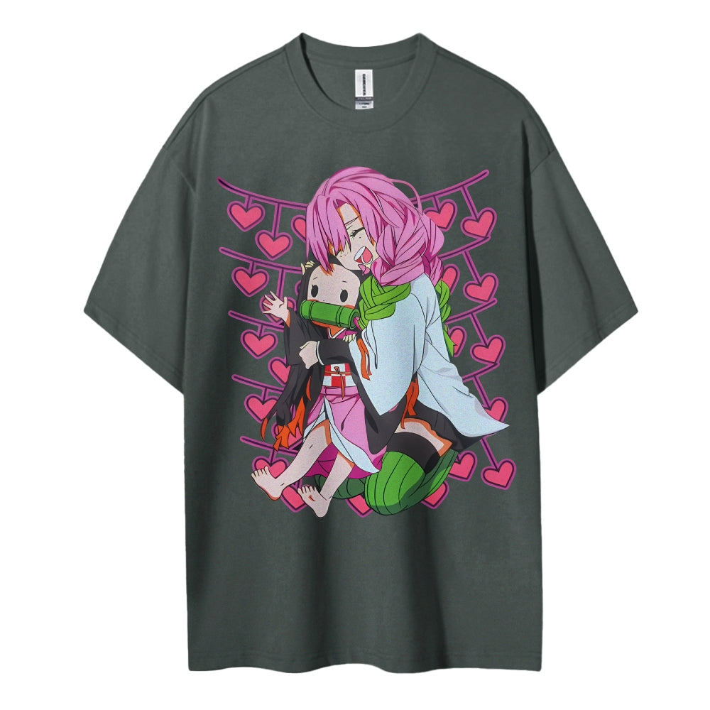 Demon Slayer Cotton Unisex Crew Neck Anime T-Shirt