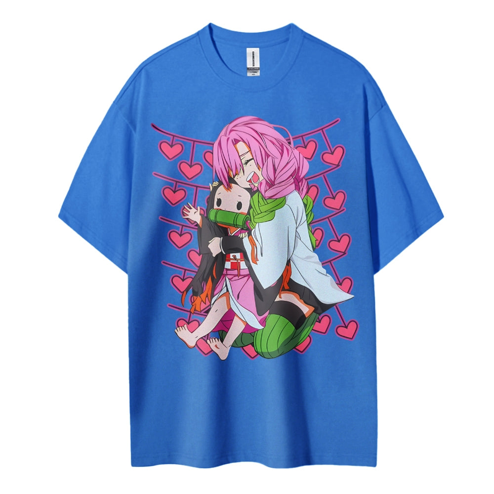 Demon Slayer Cotton Unisex Crew Neck Anime T-Shirt