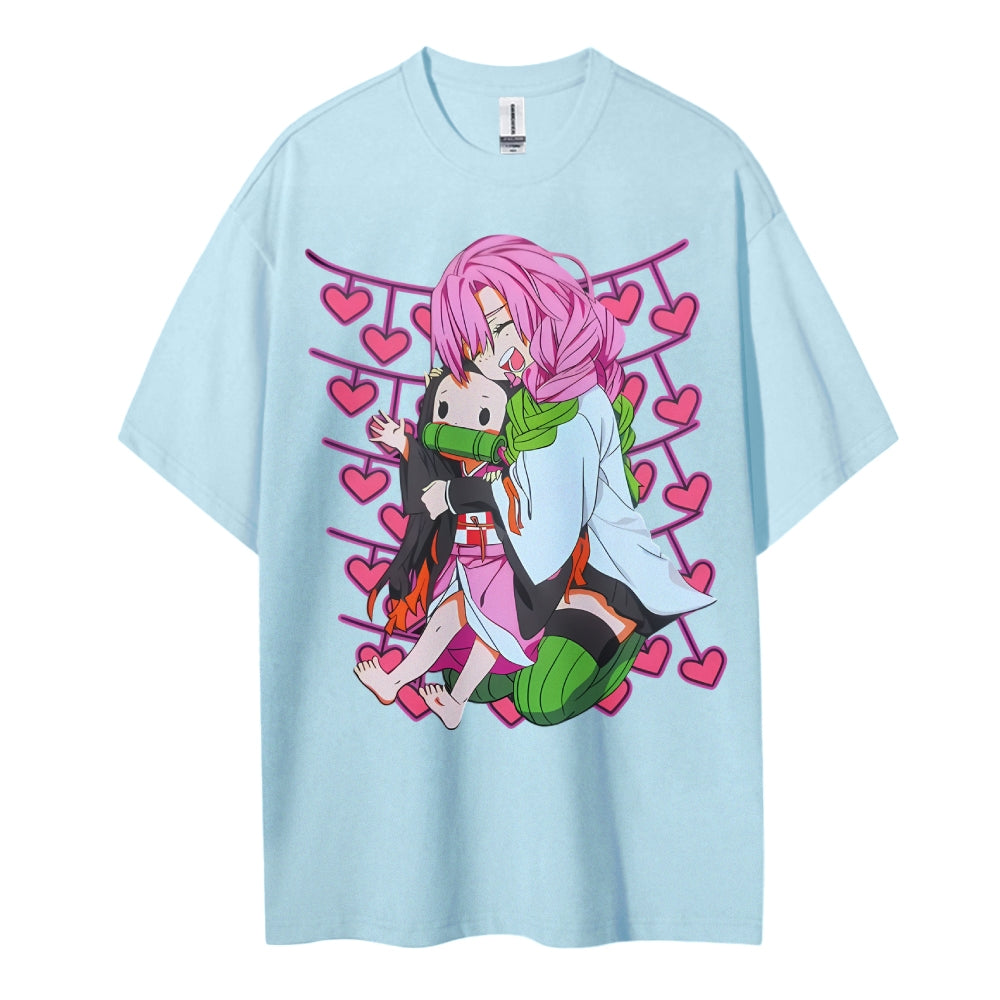 Demon Slayer Cotton Unisex Crew Neck Anime T-Shirt