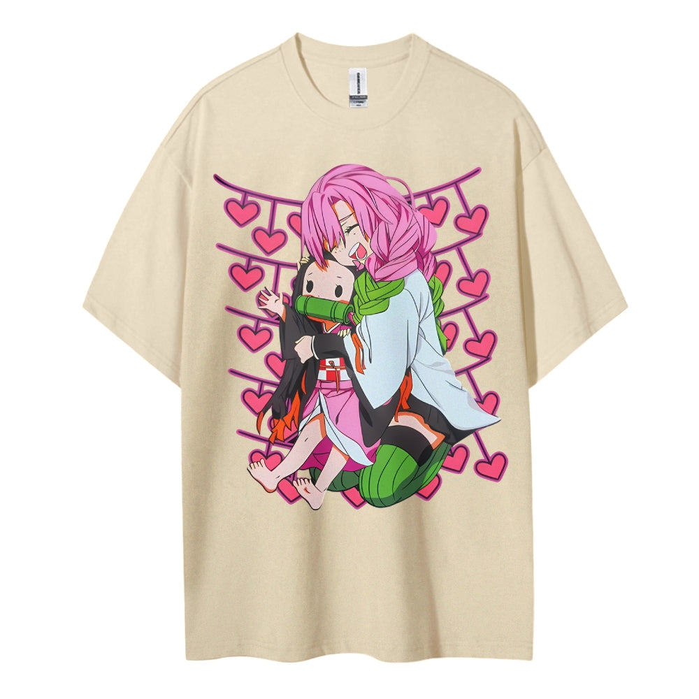 Demon Slayer Cotton Unisex Crew Neck Anime T-Shirt