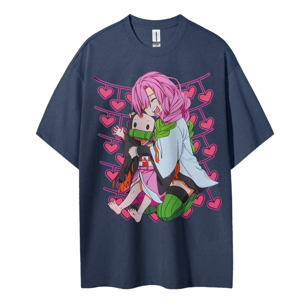 Demon Slayer Cotton Unisex Crew Neck Anime T-Shirt