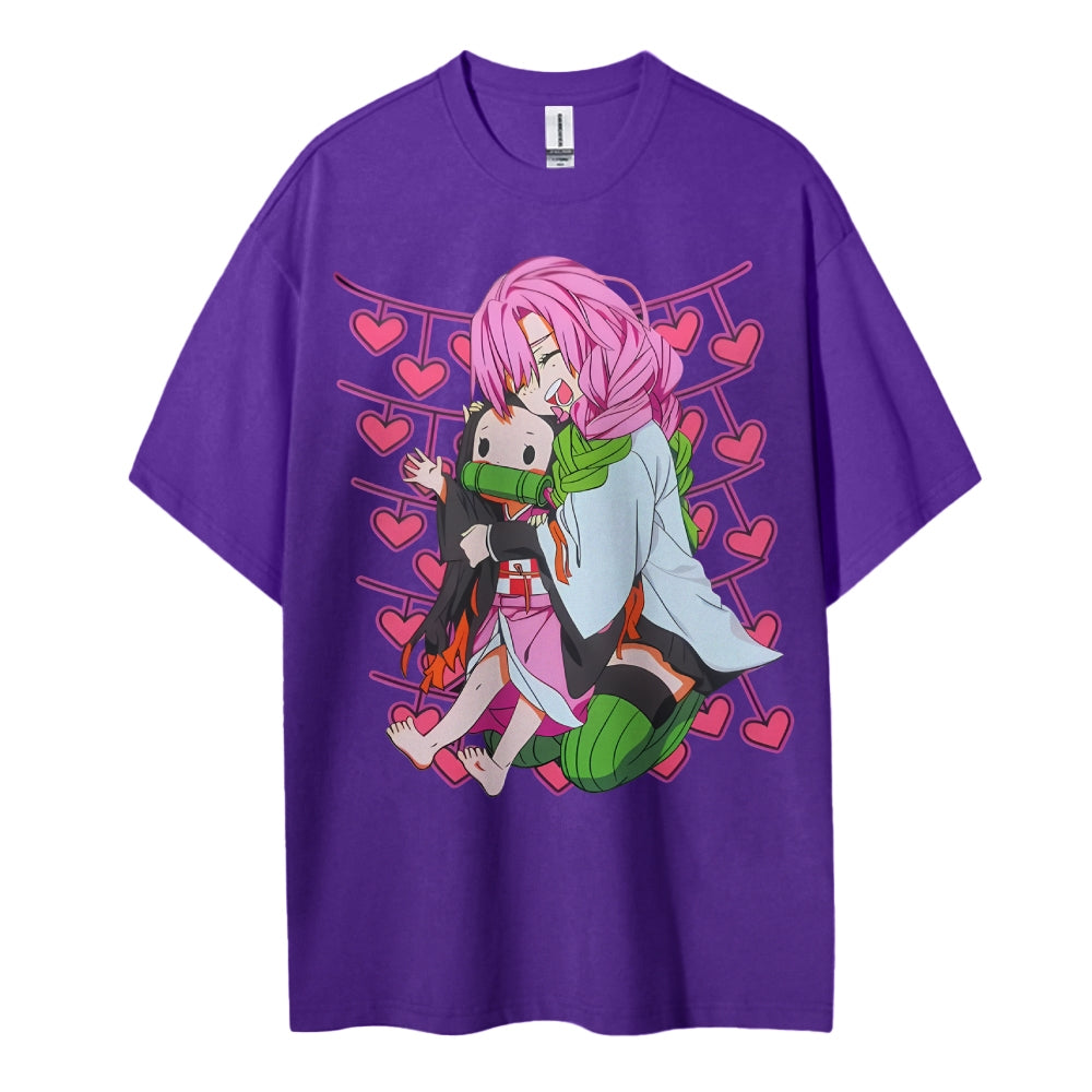 Demon Slayer Cotton Unisex Crew Neck Anime T-Shirt