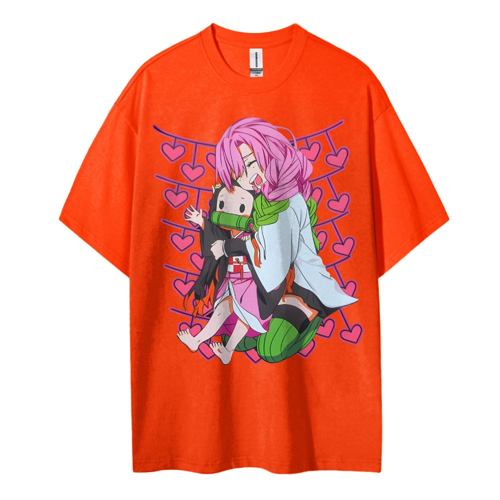 Demon Slayer Cotton Unisex Crew Neck Anime T-Shirt