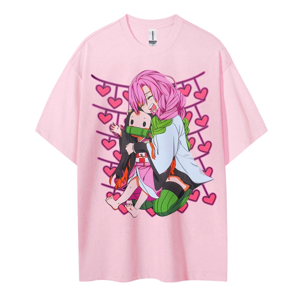 Demon Slayer Cotton Unisex Crew Neck Anime T-Shirt