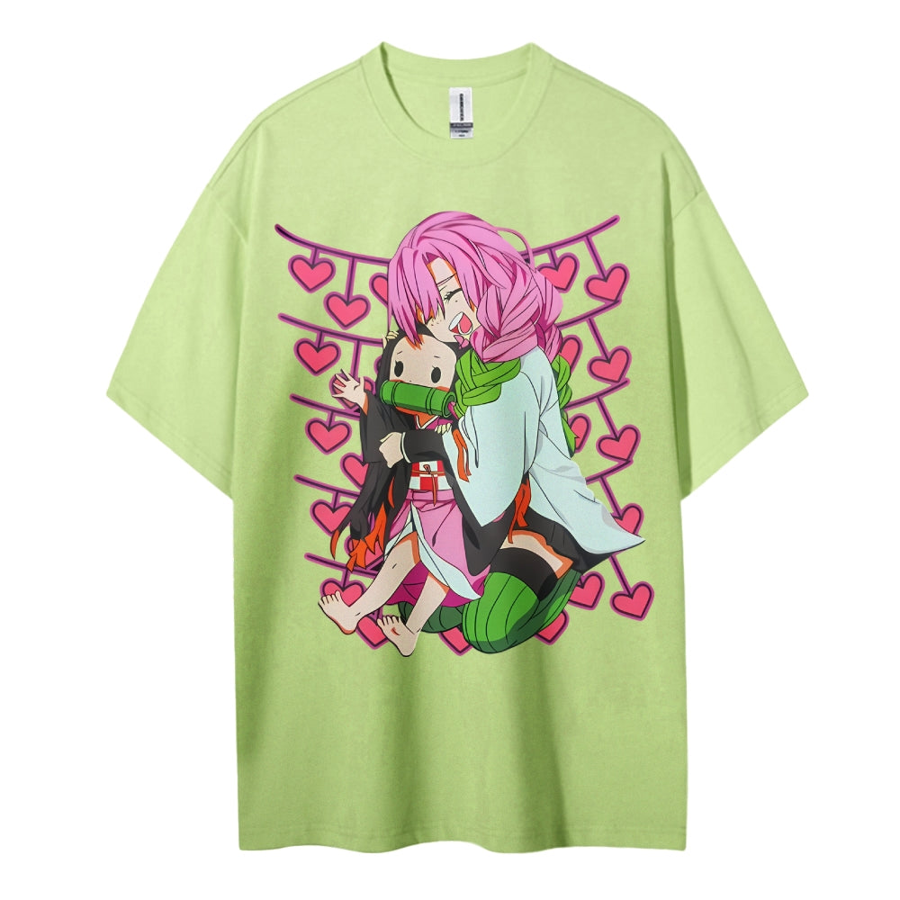 Demon Slayer Cotton Unisex Crew Neck Anime T-Shirt