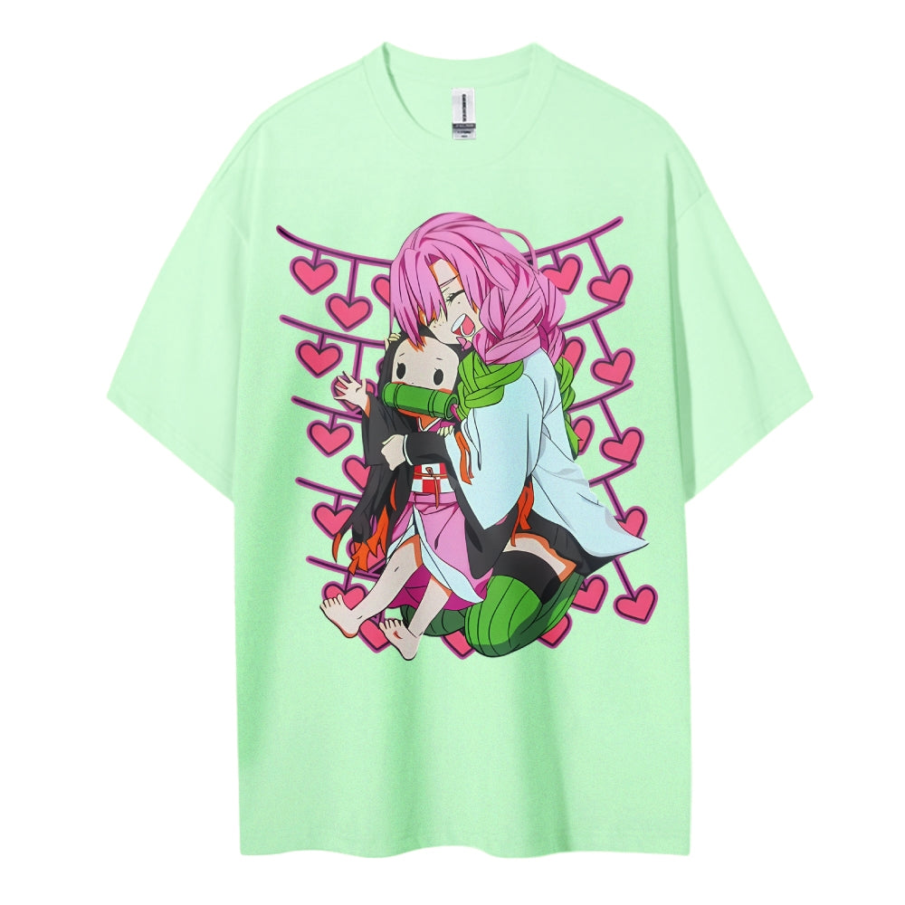 Demon Slayer Cotton Unisex Crew Neck Anime T-Shirt